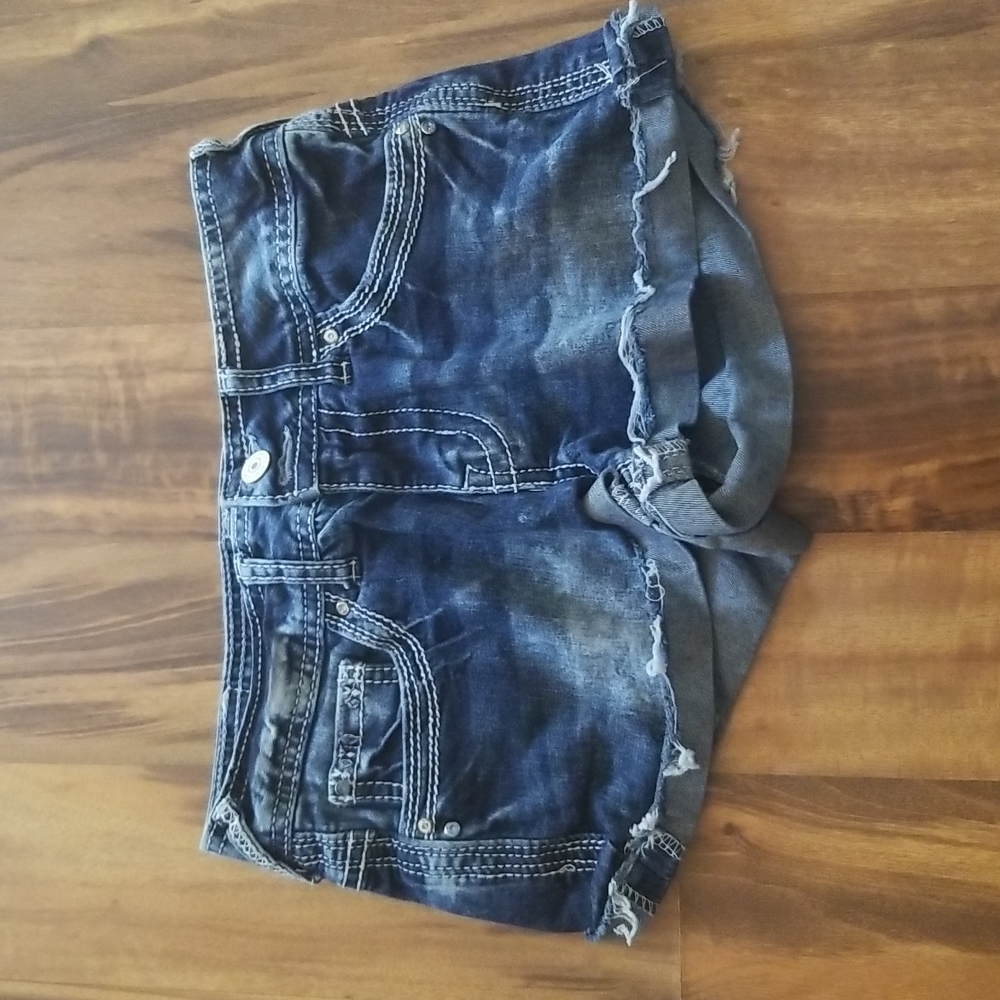 Denim shorts